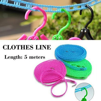 SWISS WONDER Nylon Retractable Clothesline(5 m)