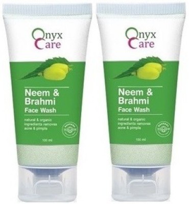 Onyx Care Neem & Brahmi  ( Set of 2 Pc of 100ml each) Face Wash(200 ml)