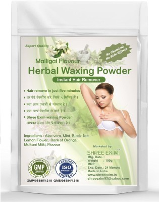 SHREE EXIM Malligai Instant Hair Remover Painless Waxing Powder Wax(100 g)