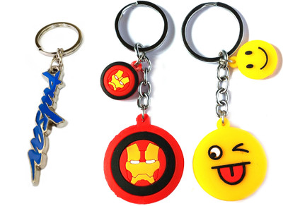 ShopTop smiley and Pullo3 key chain Key Chain