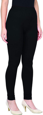 Honeylips Churidar  Ethnic Wear Legging(Red, Solid)