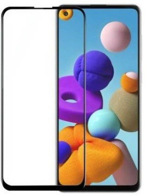 welldesign Edge To Edge Tempered Glass for Samsung Galaxy A21s(Pack of 1)