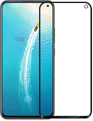 Q Box Edge To Edge Tempered Glass for Vivo v17(Pack of 1)