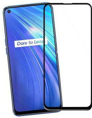 AKSHUD Edge To Edge Tempered Glass for Realme 6i(Pack of 1)