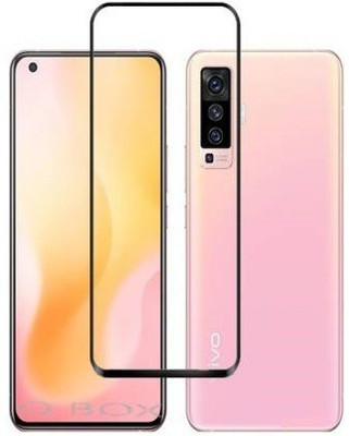 LIKEDESIGN Edge To Edge Tempered Glass for Vivo X50(Pack of 1)