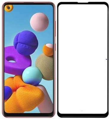AKSHUD Edge To Edge Tempered Glass for Samsung Galaxy A21s(Pack of 1)