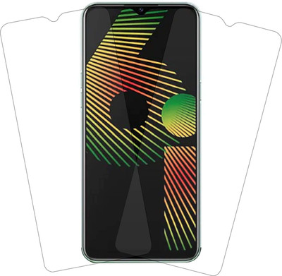 Morlin Tempered Glass Guard for Realme 6i(Pack of 2)