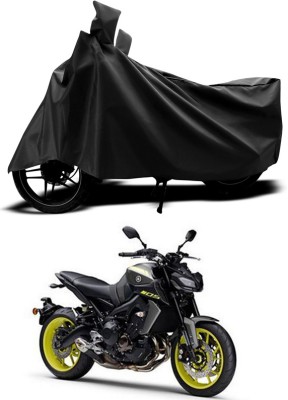 ANTHUB Two Wheeler Cover for Yamaha(Black)