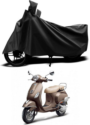 ANTHUB Two Wheeler Cover for Vespa(Black)