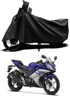ANTHUB Two Wheeler Cover for Yamaha(Black)