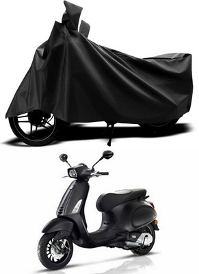 ANTHUB Two Wheeler Cover for Vespa(Black)