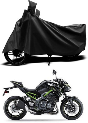 ANTHUB Two Wheeler Cover for Kawasaki(Black)