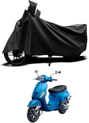 ANTHUB Two Wheeler Cover for Vespa(Black)