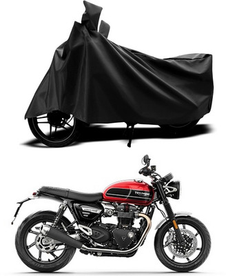 ANTHUB Two Wheeler Cover for Triumph(Black)