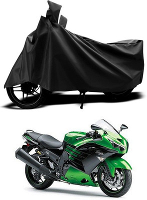 ANTHUB Two Wheeler Cover for Kawasaki(Black)