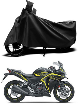 ANTHUB Two Wheeler Cover for Honda(Black)