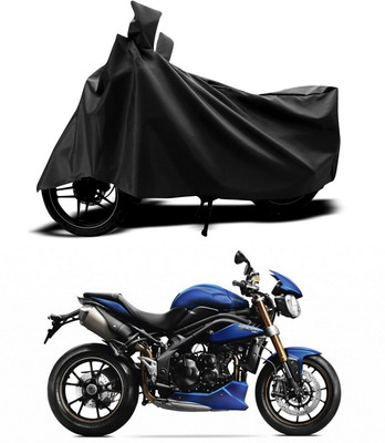 ANTHUB Two Wheeler Cover for Triumph(Black)