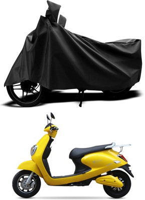 ANTHUB Two Wheeler Cover for Techo Electra(Black)