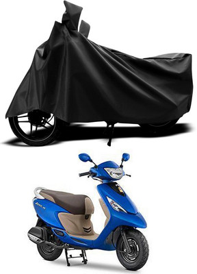 ANTHUB Two Wheeler Cover for TVS(Black)