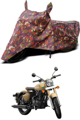 SEBOMJO Two Wheeler Cover for Royal Enfield(Multicolor)