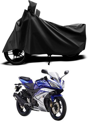 ANTHUB Two Wheeler Cover for Yamaha(Black)