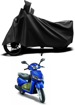 ANTHUB Two Wheeler Cover for Mahindra(Black)