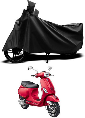 ANTHUB Two Wheeler Cover for Vespa(Black)