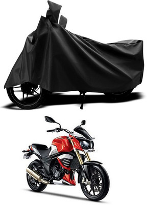 ANTHUB Two Wheeler Cover for Mahindra(Black)