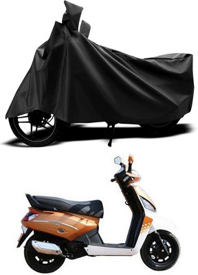 ANTHUB Two Wheeler Cover for Mahindra(Black)