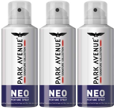 PARK AVENUE Neo Signature Buy 2 Get 1 Free Combo Deodorant Spray  -  For Men(130 ml, Pack of 3)
