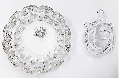 SWISS WONDER Decorative Showpiece  -  6 cm(Ceramic, Clear)