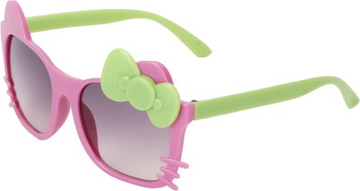 AMOUR Cat-eye Sunglasses(For Girls, Pink, Green)