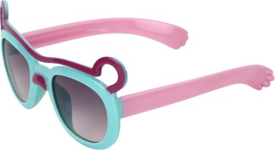 AMOUR Cat-eye Sunglasses(For Boys & Girls, Blue, Black)