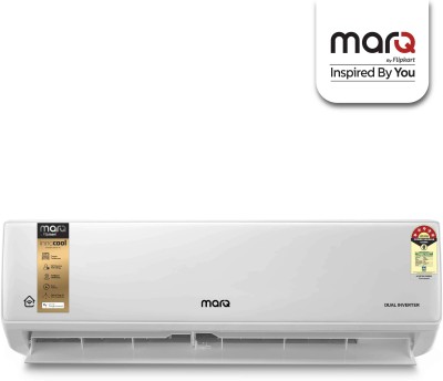 MarQ by Flipkart 1.5 Ton 5 Star Split Dual Inverter Smart AC with Wi-fi Connect  - White(FKAC155SIASMART, Copper Condenser)   Air Conditioner  (MarQ by Flipkart)