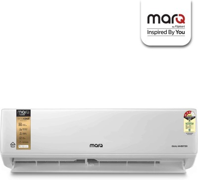 MarQ by Flipkart 1.5 Ton 3 Star Split Dual Inverter Smart AC with Wi-fi Connect  - White (FKAC153SIASMART, Copper Condenser)