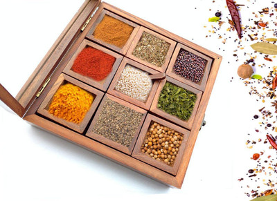 manzees Spice Set Silver Plated(1 Piece)