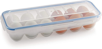 Tedemel Plastic Egg Container  - 1 dozen(Clear)