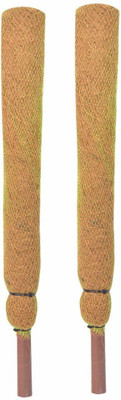 Digihub Coco Pole 2 FT (61 cm) 2 Piece -Moss & Coir Stick for Money Plant Support, Indoor Plants, House Plants & Plant Creepers Garden Mulch(Brown 2 kg)