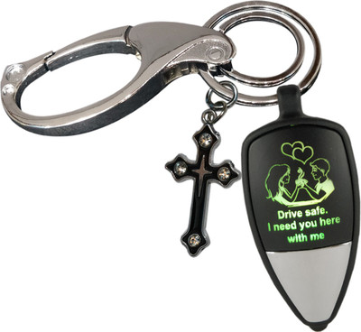 SHOKY LOOKS Drive Safe God Says I Need you here with me God and amazing Looking Key Chain