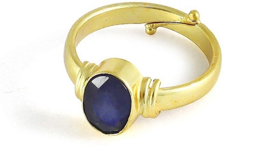 BL Fedput Alloy Sapphire Rhodium Plated Ring