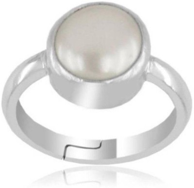 BL Fedput Alloy Pearl Rhodium Plated Ring