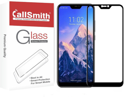 CallSmith Edge To Edge Tempered Glass for Mi Redmi Note 6 Pro /A2 Lite(Pack of 1)