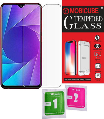 MOBICUBE Edge To Edge Tempered Glass for Vivo Y11(Pack of 1)
