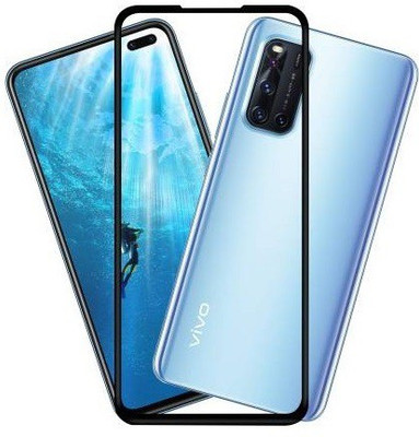DSCASE Edge To Edge Tempered Glass for Vivo V19(Pack of 1)