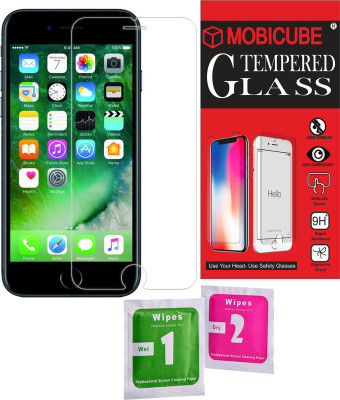 MOBICUBE Edge To Edge Tempered Glass for Apple iPhone 6s Plus(Pack of 1)