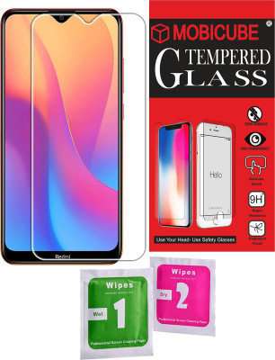 MOBICUBE Edge To Edge Tempered Glass for Mi Redmi 8A Dual, Mi Redmi 8A, Mi Redmi 8, Mi Redmi 8A Pro(Pack of 1)