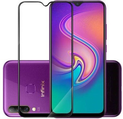 DSCASE Edge To Edge Tempered Glass for Infinix S4(Pack of 1)
