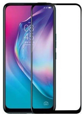 DSCASE Edge To Edge Tempered Glass for Tecno Camon 15(Pack of 1)