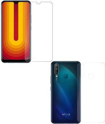 Firstkart Front and Back Tempered Glass for Vivo U10(Pack of 2)