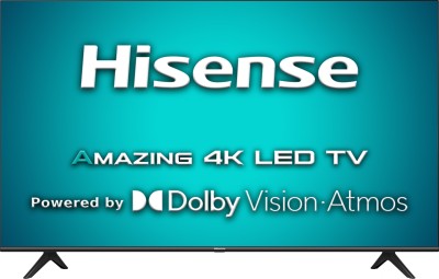 Hisense A71F 108 cm (43 inch) Ultra HD (4K) LED Smart Android TV with Dolby Vision & ATMOS(43A71F)